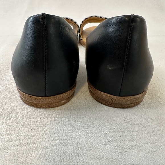 J. Crew Factory Morgan Woven D’Orsay Flats Black 6.5 - Picture 10 of 15